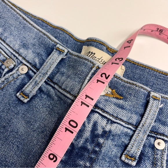 Madewell The perfect vintage straight crop jean size 29 zipper button fly fall - Picture 6 of 14